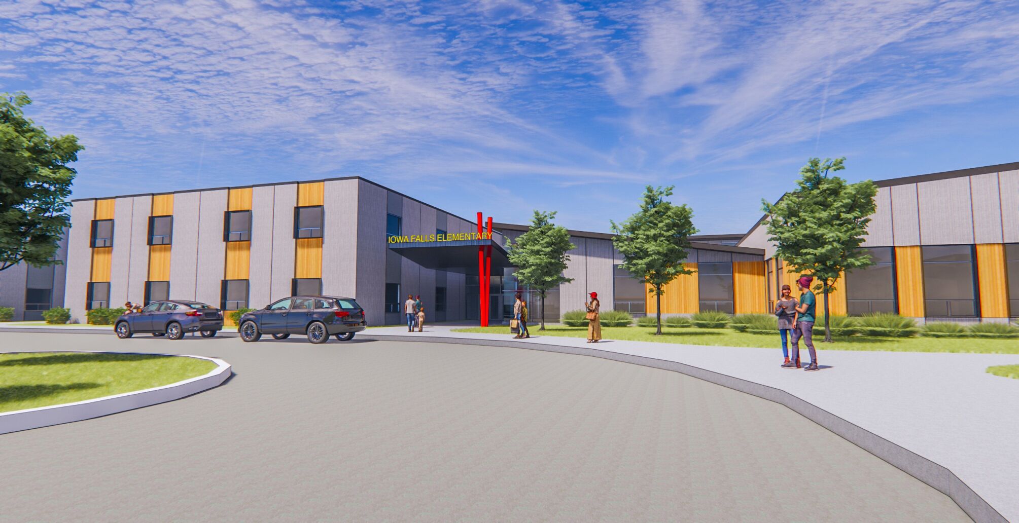 Iowa Falls Elementary Architectural Rendering